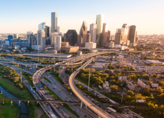 Image of a city with sky scappers